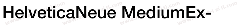 HelveticaNeue MediumEx字体转换